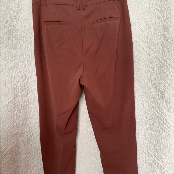 Elegant Pink Women's straight-leg Pants - Picture 2 of 3